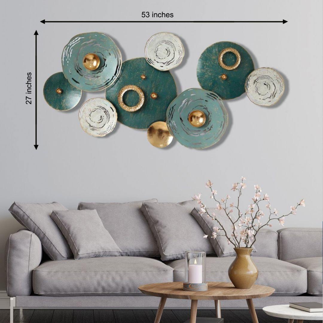 Bumper Sale Big Metal Wall Hanging Art for Home, Office (57 x 27 Inches)