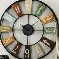 Thumbnail for Bumper Sale Designer Metallic colorful numeric wall clock (24 Inches Dia)