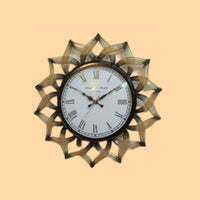 Thumbnail for Bumper Sale Designer metallic Lotus Ring Wall Clock (24 x 24 Inches)