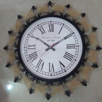Thumbnail for Bumper Sale Designer metallic Lotus Ring Wall Clock (24 x 24 Inches)