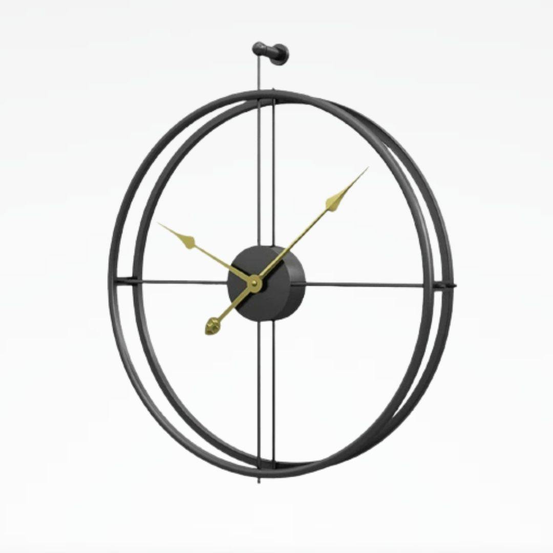 Bumper Sale Designer metallic Time Wheel Wall Clock (Dia 24 Inches)