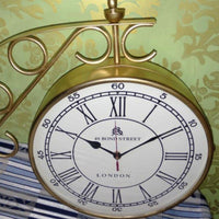 Thumbnail for Bumper Sale Designer metallic Victoria London Wall Clock (Dia 12 Inches)