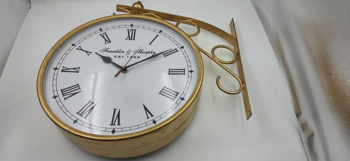 Bumper Sale Designer metallic Victoria London Wall Clock (Dia 12 Inches)