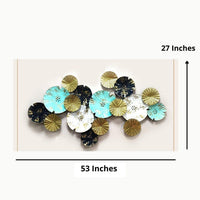 Thumbnail for Bumper Sale Metalkart multicolor 17 Plates Abstract wall art (50 x 27 Inches)
