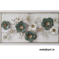 Thumbnail for Bumper Sale Metallic floral frame wall art (53 x 27 Inches)