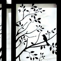 Thumbnail for Bumper Sale Metallic Shady tree with Birds wall design (36.7 x 23 Inches)