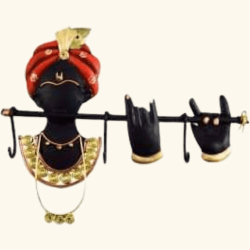Bumper Sale Mettalic Wall Art Krishna Key saver (12 * 10 Inches)