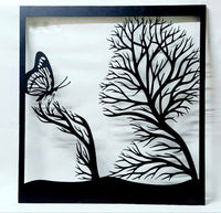 Thumbnail for Bumper Sale Nectar feed of Butterfly Metal Wall design (24 x26 Inches)