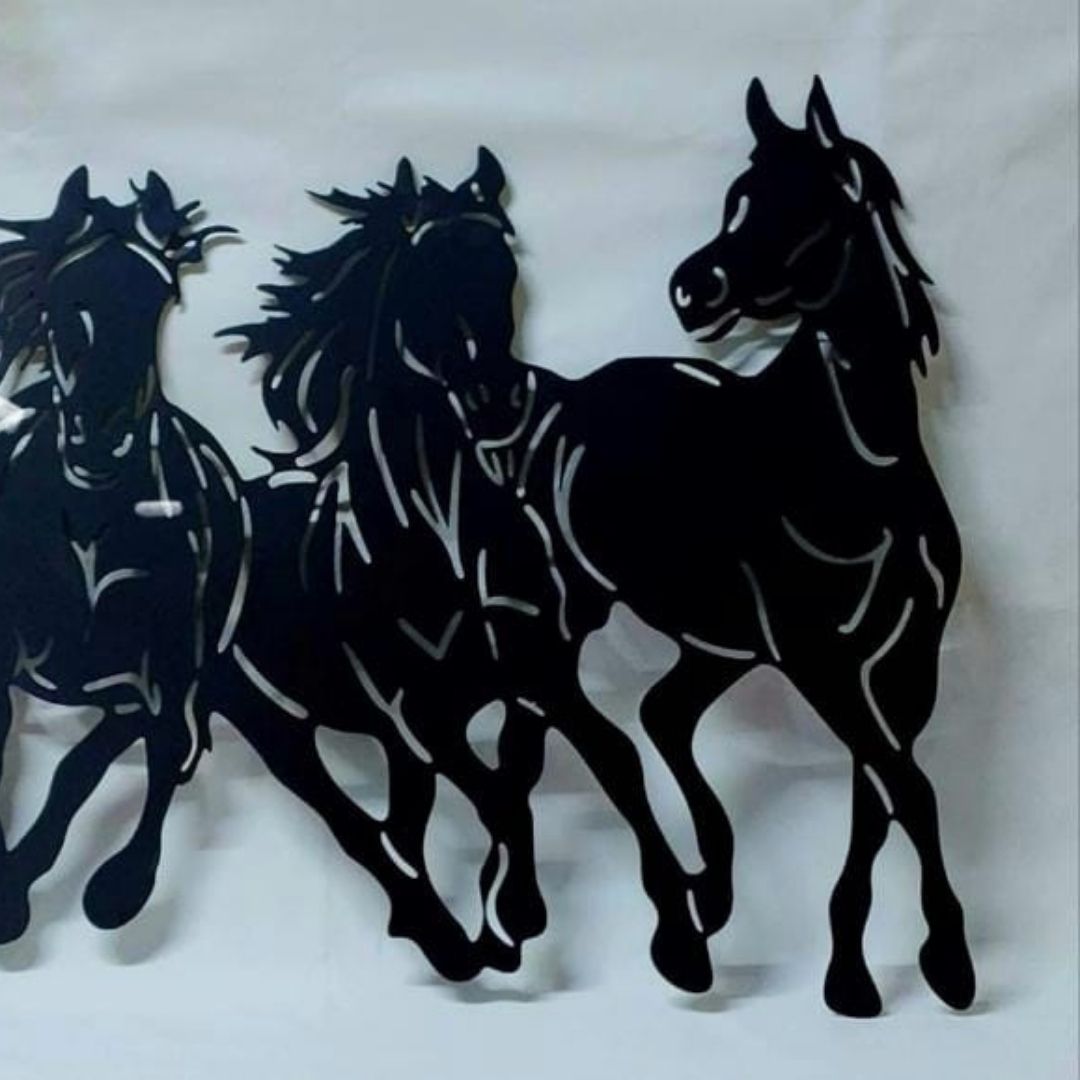 Bumper Sale Running Horses Wall Art (37 x 19 Inches)