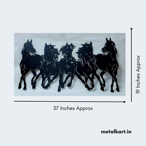 Bumper Sale Running Horses Wall Art (37 x 19 Inches)