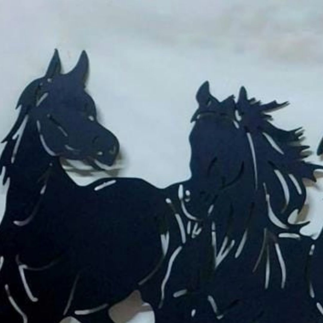 Bumper Sale Running Horses Wall Art (37 x 19 Inches)