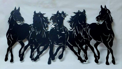Bumper Sale Running Horses Wall Art (37 x 19 Inches)