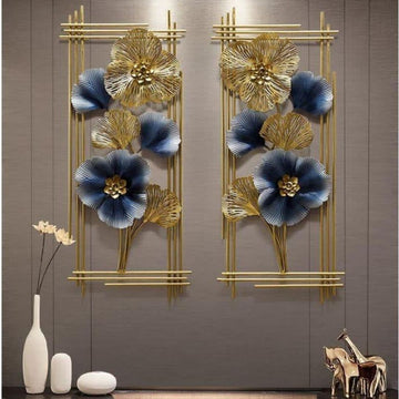 Bumper Sale Vertical 2 Framed Zara Metal Wall Art (15 x 30 Inches )