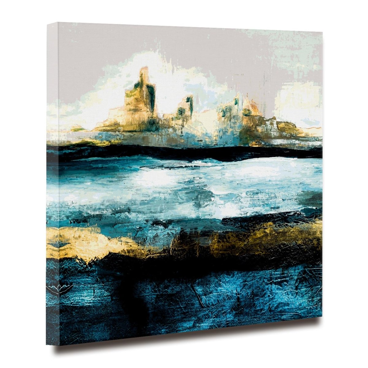 Canyon Vista Canvas Wall Painting (36 x 36 Inches)
