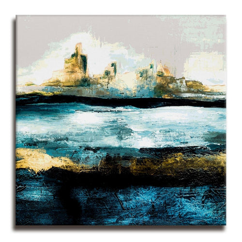 Canyon Vista Canvas Wall Painting (36 x 36 Inches)