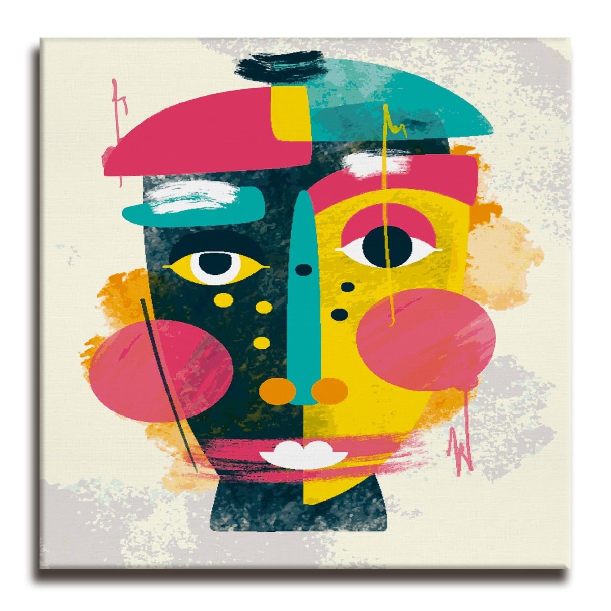 24 x 24 Inches / Wood Stretcher (Ready To Hang)