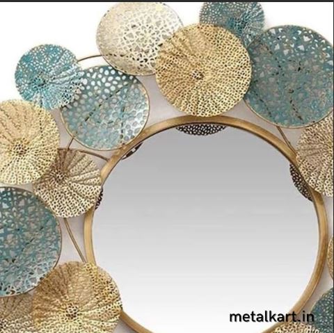 Circular Mirror in Metallic Web Plates (24 Inch Dia)