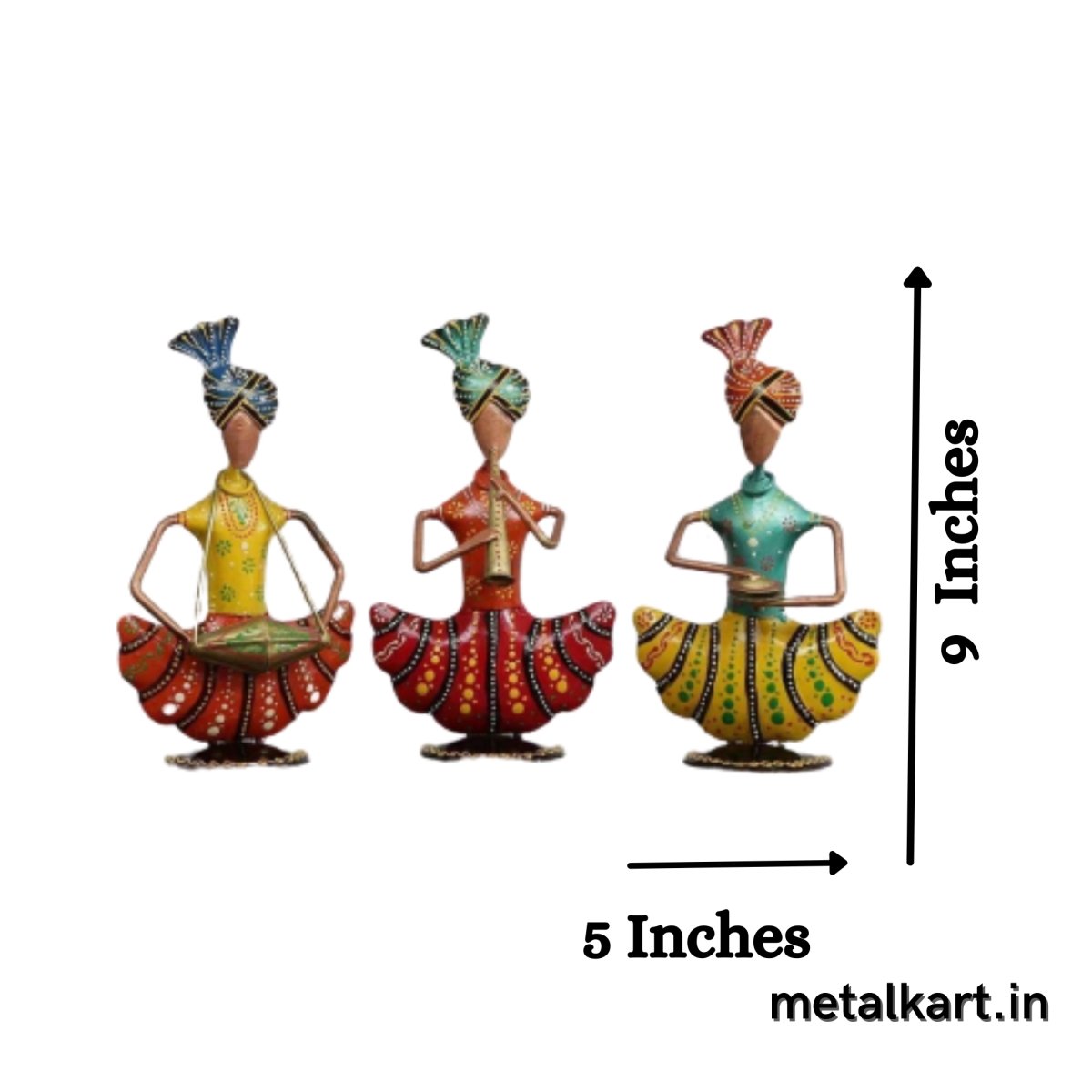 Colorful Musicians Band (Set of 3)