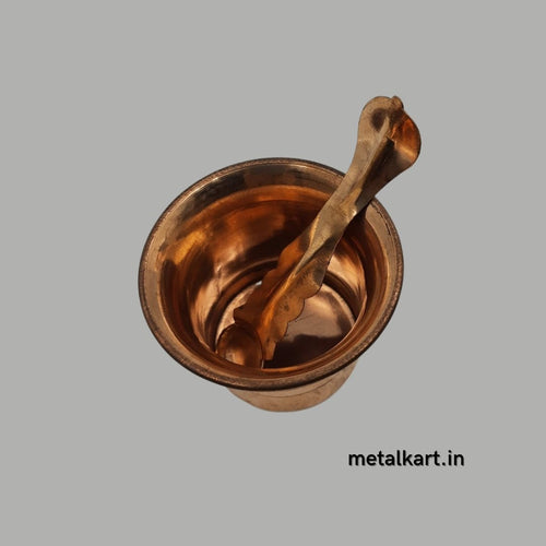 Copper Panchpatra with Achamani