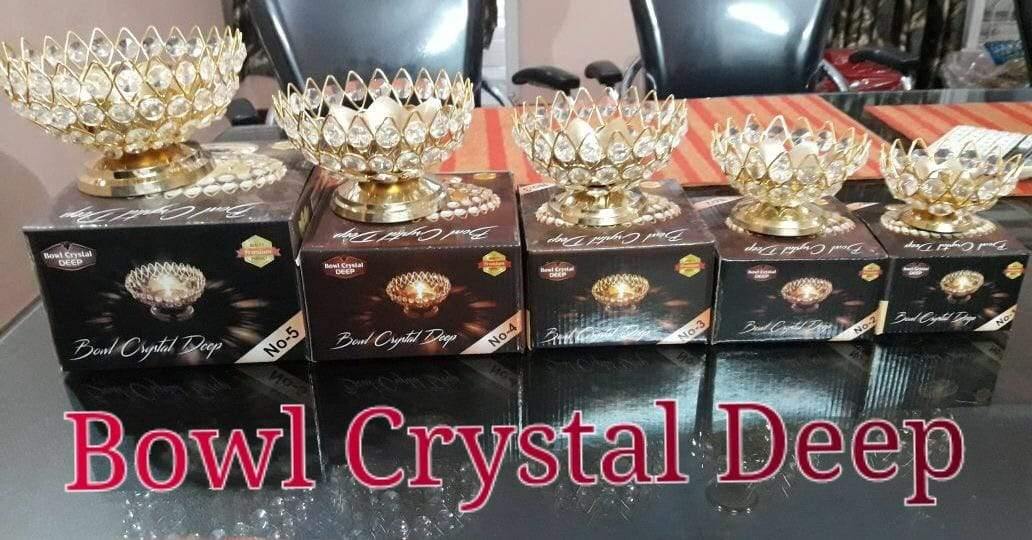 Crystal bowl Piyali diya