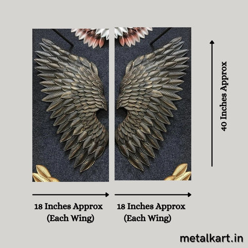 Dark Metal Wings (18 x 40 Inches)