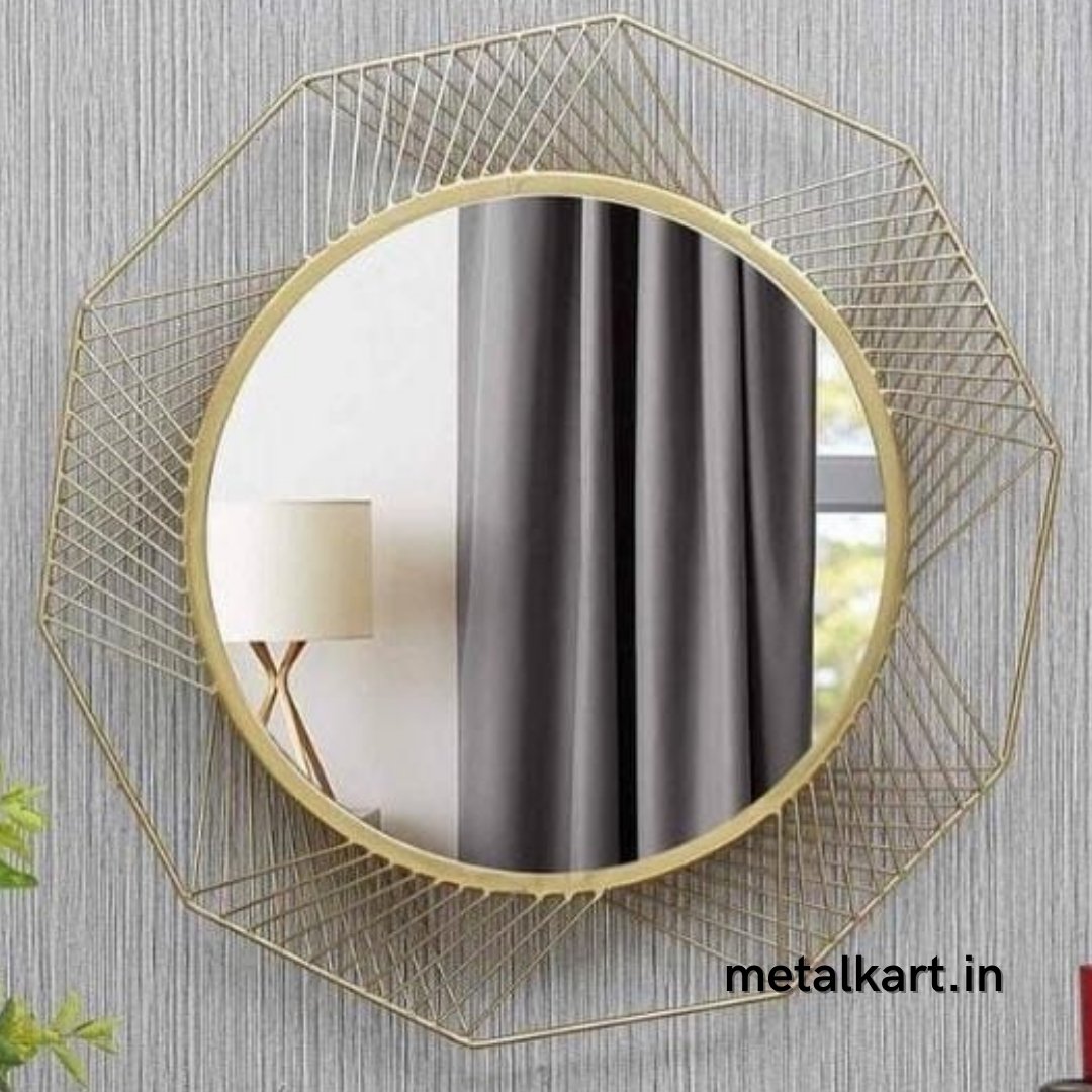 Decagonal Circlurar Mirror (24 Inches)