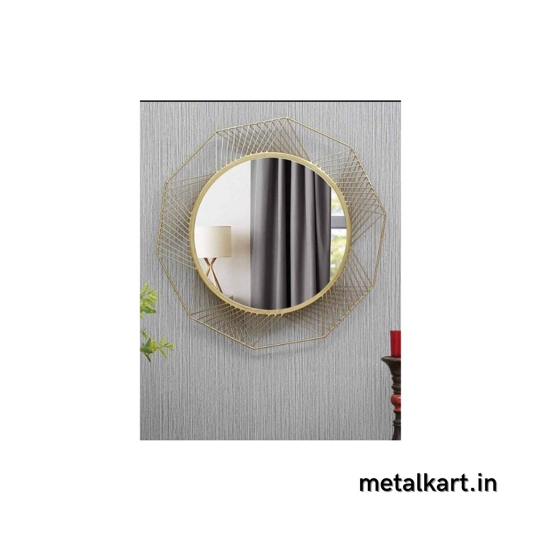 Decagonal Circlurar Mirror (24 Inches)