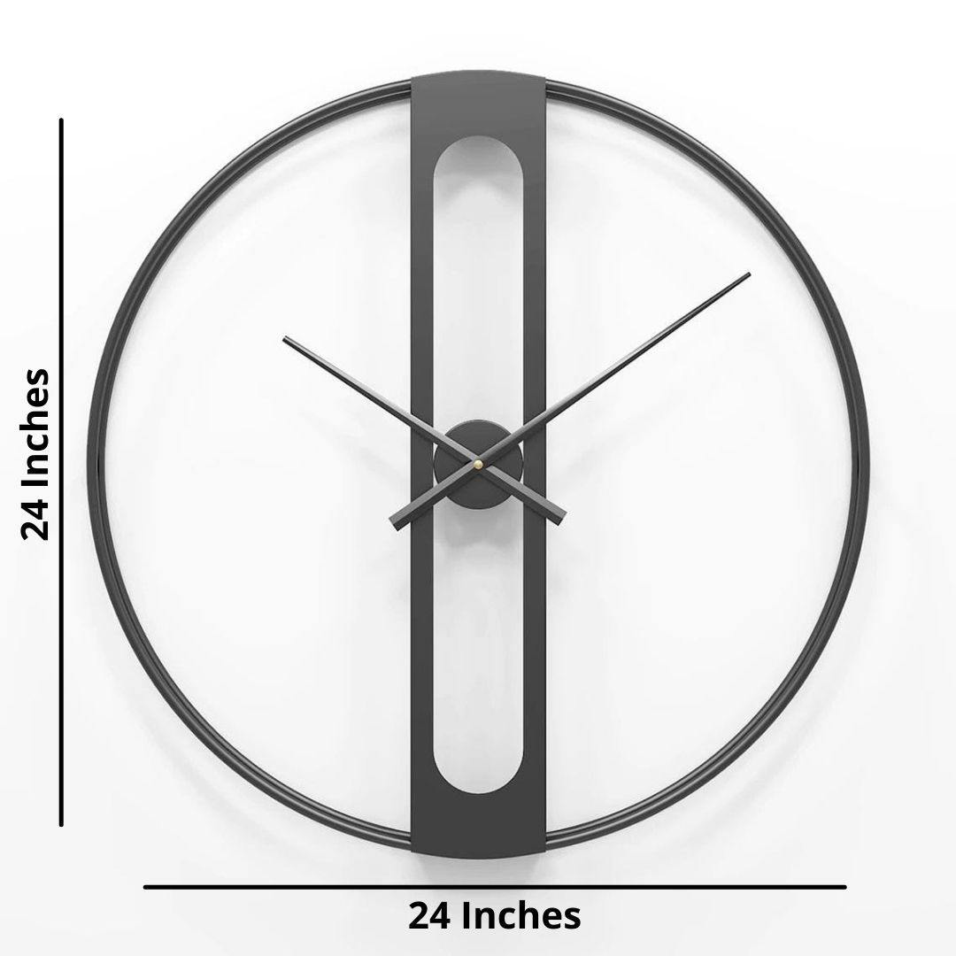 Designer metallic Button Tablet Wall Clock (Dia 24 Inches)