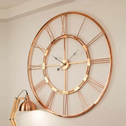 Designer metallic Copper Ring Wall Clock (Dia 24 Inches)