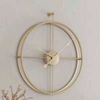 Thumbnail for Designer metallic Double Ring Wall Clock (Dia 24 Inches)