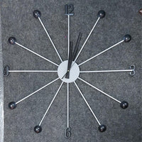 Thumbnail for Designer Metallic Simple wall clock (Día 24 inches)