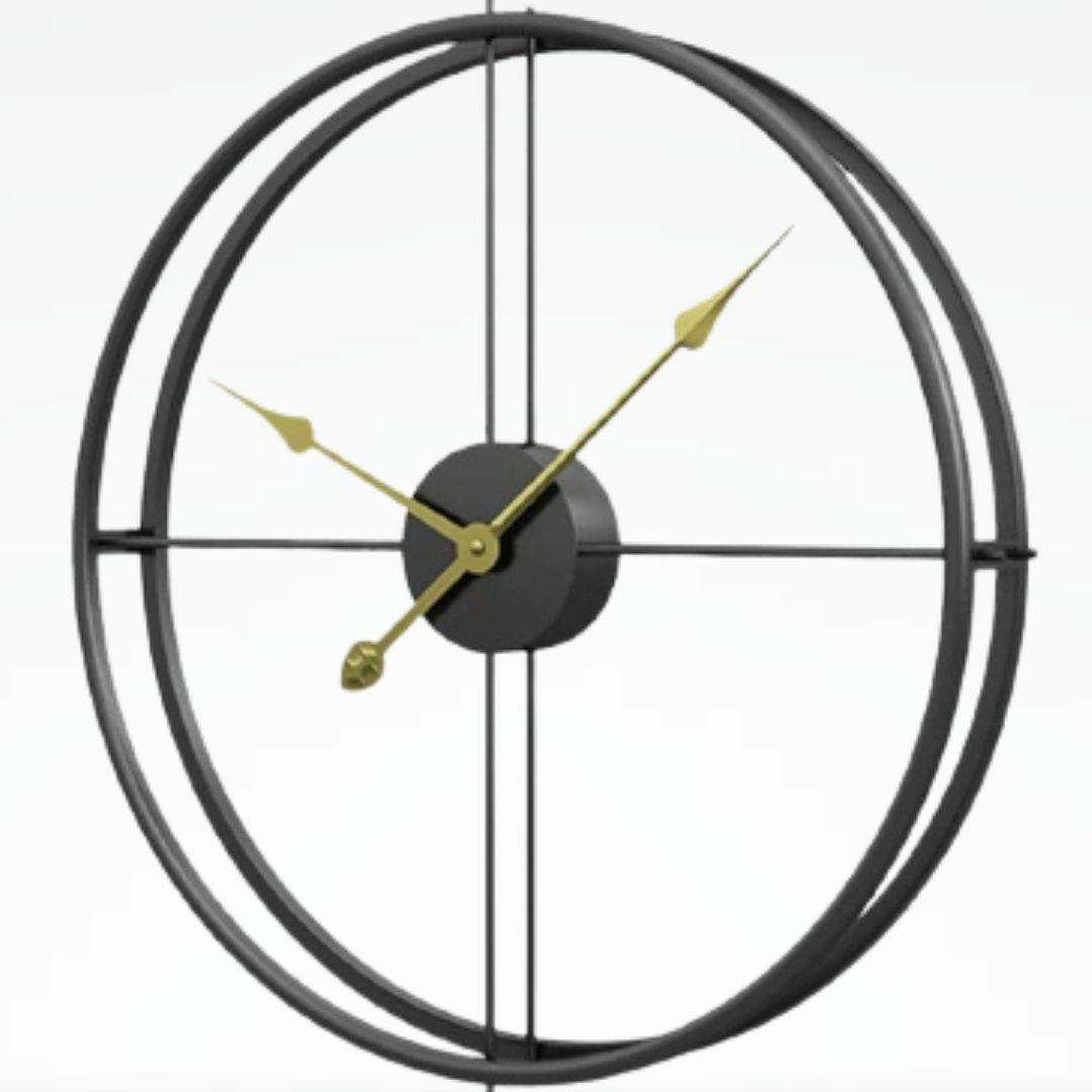 Designer metallic Time Wheel Wall Clock (Dia 24 Inches)
