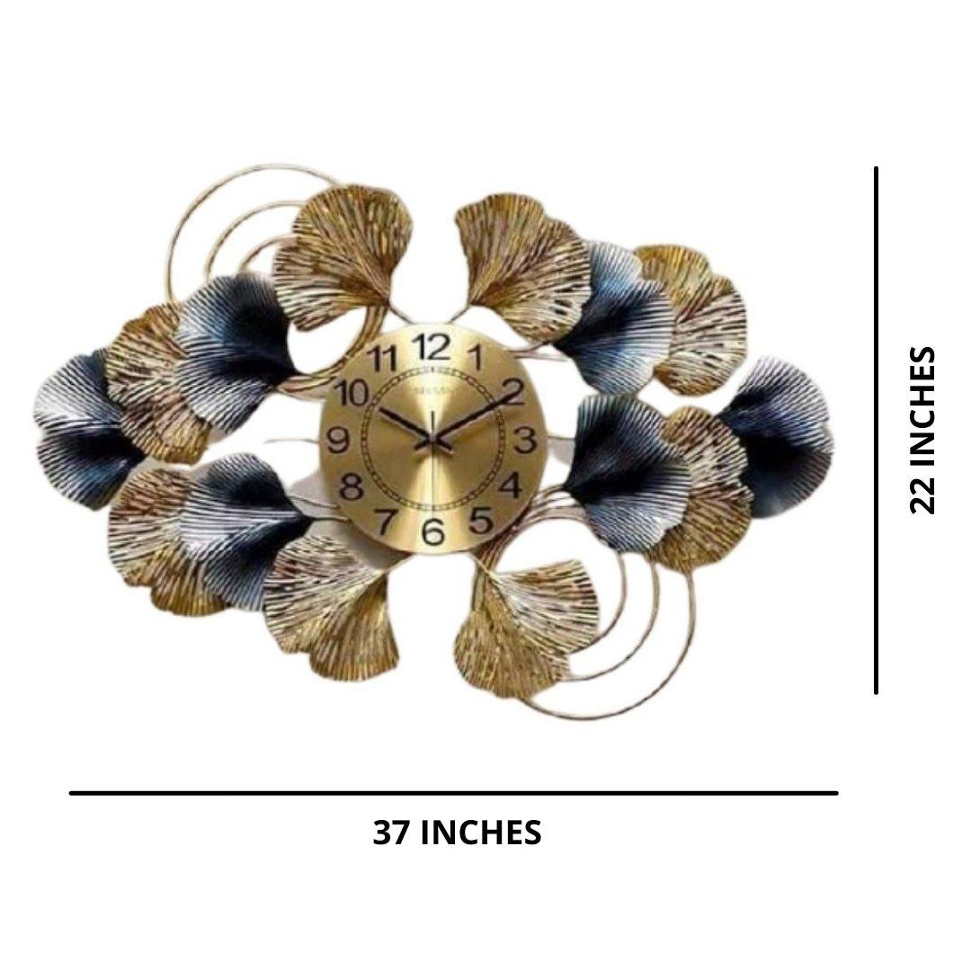 Designer Metallic Wall Watch (37 x 22 Inches)