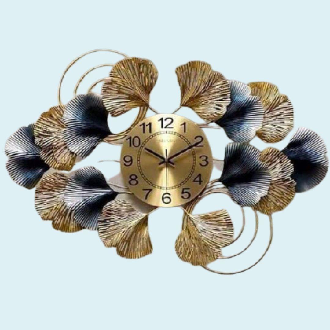 Designer Metallic Wall Watch (37 x 22 Inches)