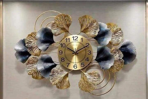 Designer Metallic Wall Watch (37 x 22 Inches)