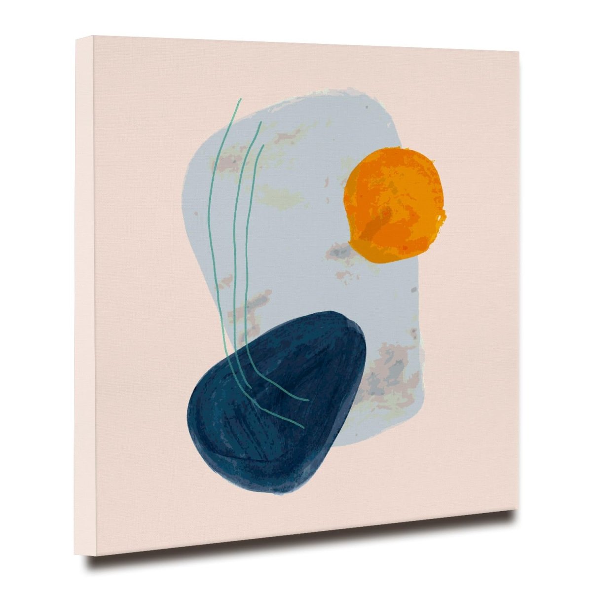 Divided Light Canvas Wall Painting (36 x 36 Inches)
