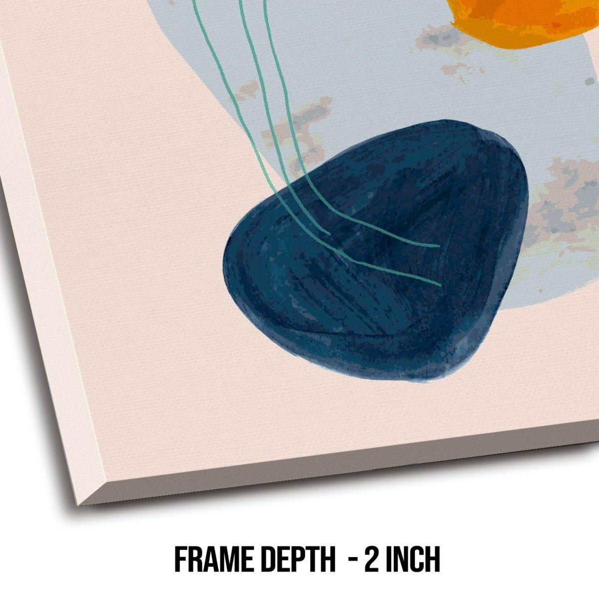 Divided Light Canvas Wall Painting (36 x 36 Inches)