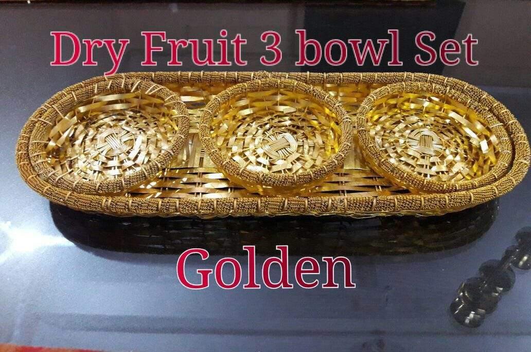 Dry Fruit 3 bowl set