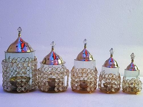 Dynamic design crystal glass Akhand deep