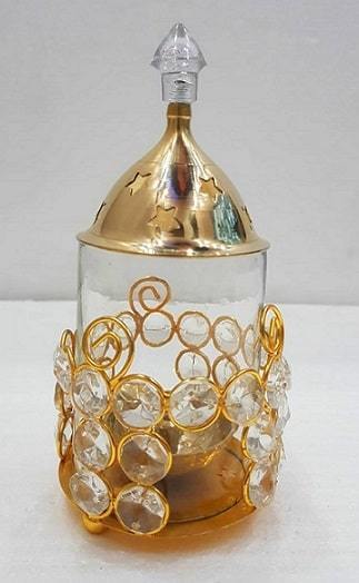 Dynamic design crystal glass Akhand deep