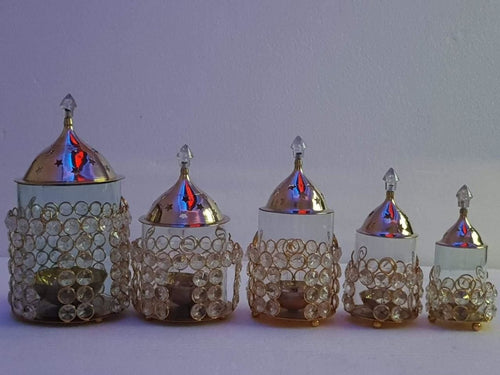 Dynamic design crystal glass Akhand deep