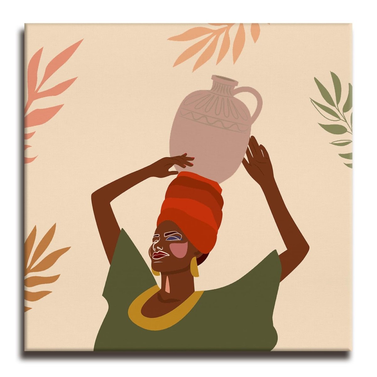 24 x 24 Inches / Wood Stretcher (Ready To Hang)