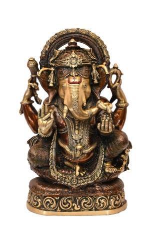 Ekdanta Ganesha (H 20 Inches, Weight 20 Kg)