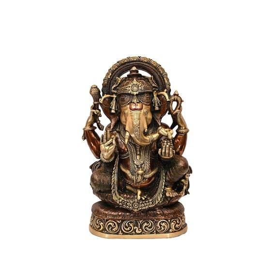 Ekdanta Ganesha (H 20 Inches, Weight 20 Kg)