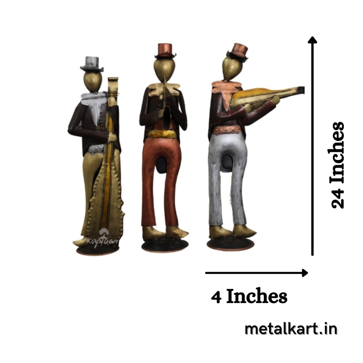 Elegant Orchestra of 3 Foreigners For living room (24*20*4 Inches)