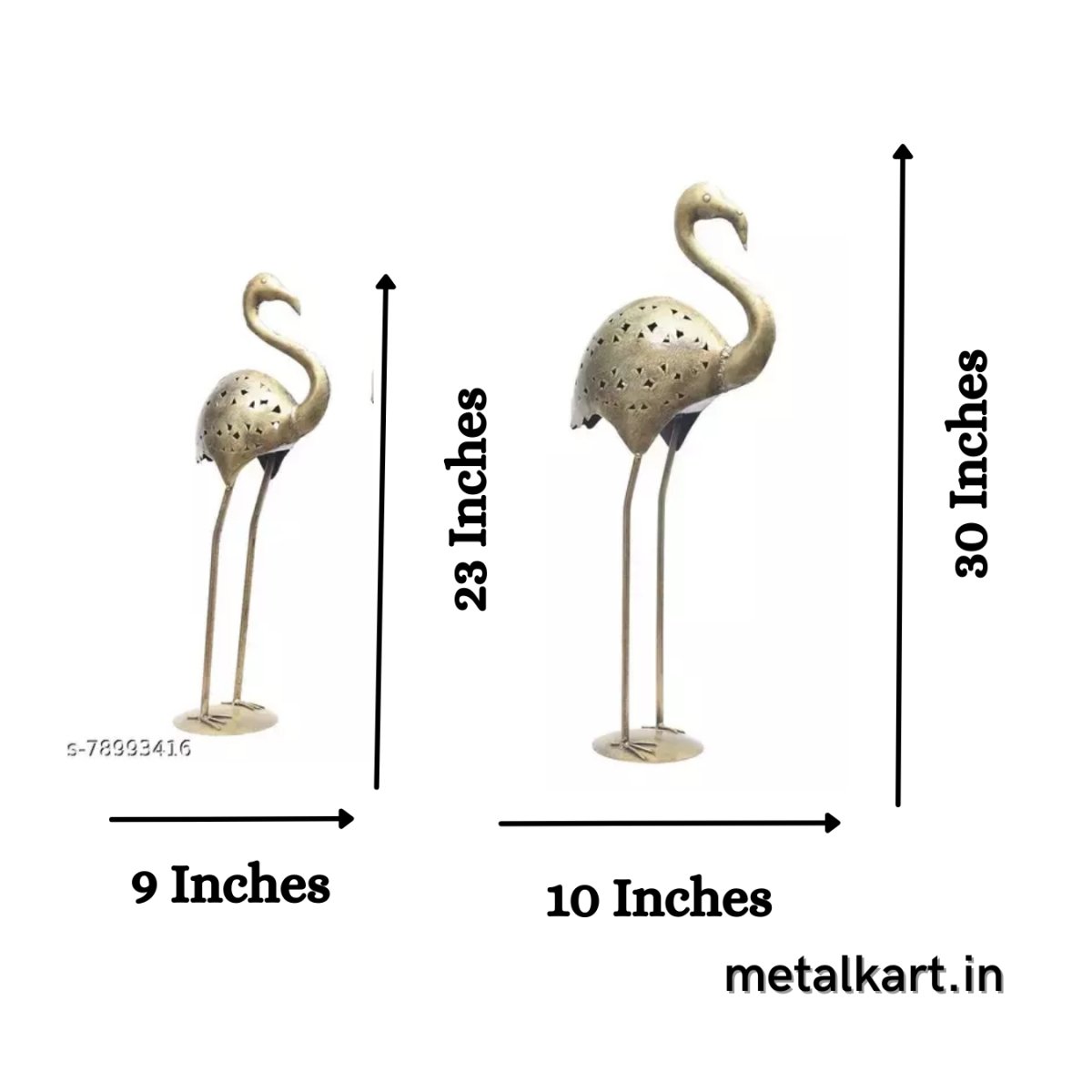 Elegant Pair of Crane For living room (10*08*30 Inches approx)
