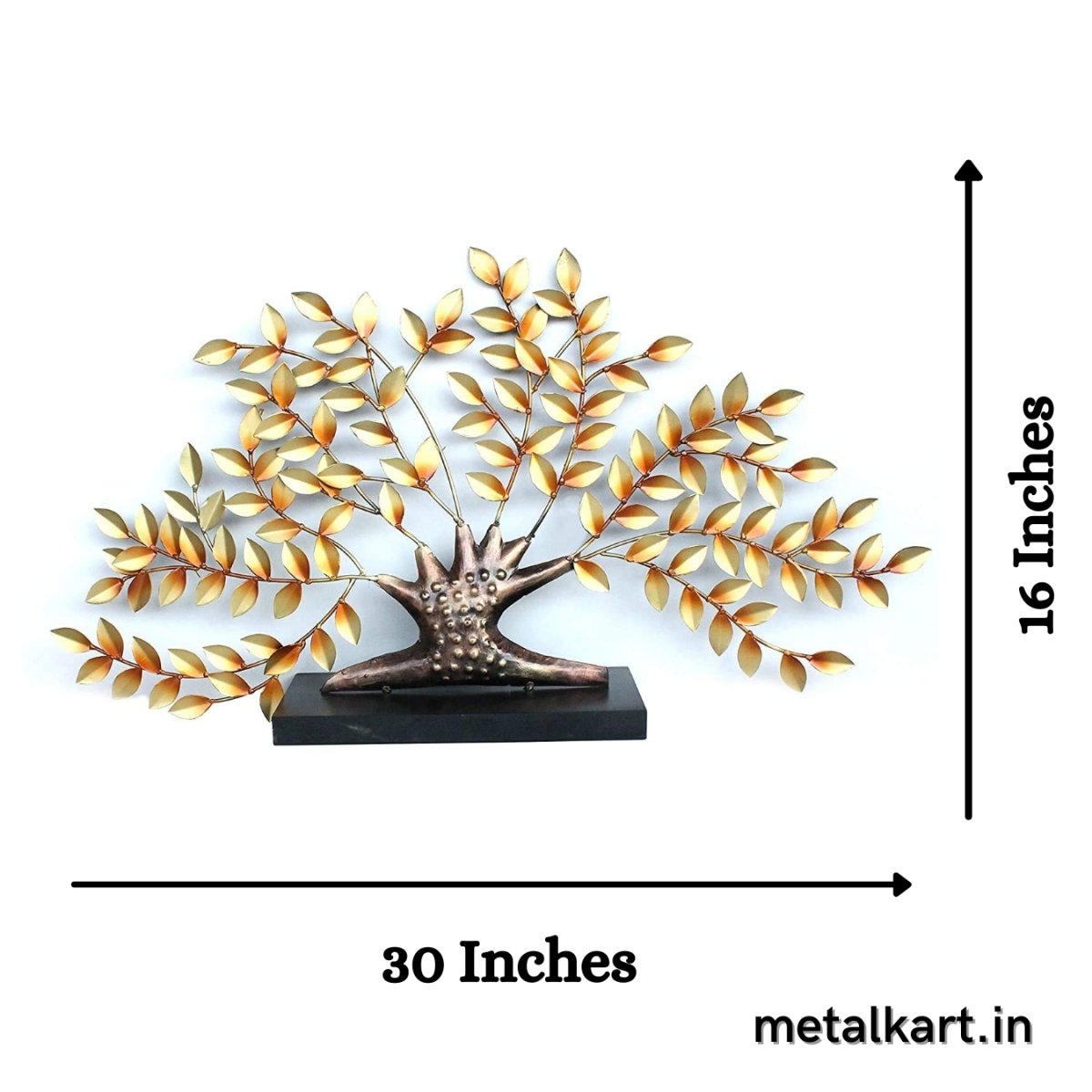 Thematical Tree Table Elegant Table Top Tree with Leaves For living room (30*04*16 Inches ...