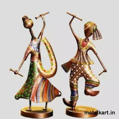 Elegant Traditional Gujrati Dandiya Couple Table décor (08*04*14 Inches)