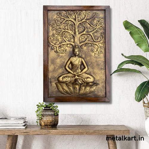 Enlightenment Buddha 3D Wall Art (36 x 24 Inches)