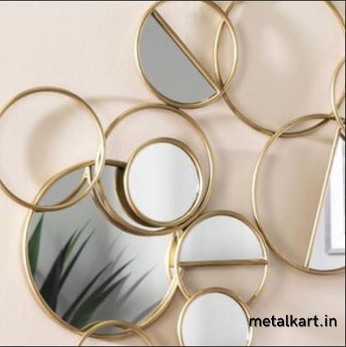 Entangled Circles Wall Mirror (36 x 26 Inches)